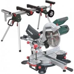 Scie à onglet Metabo KGS 216 M - Scie à onglet radiale sur table (KSU 251) - 1500W - 216 x 30mm - 629005000 + 619260000