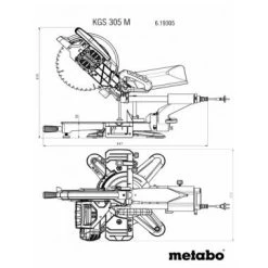Scie à onglet Metabo KS 305 M Scie à onglets - 619003000 5 Scie à onglet Metabo KS 305 M Scie à onglets - 619003000 -Outil électroportatif Soldes 07155bce79eb28f8a435e0dabf4eaa72