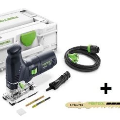 Scie sauteuse Festool TRION PS 300 EQ-Plus Scie sauteuse dans systainer – 720 W – 120 mm avec + 5 lames de rechange