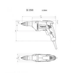 Visseuse placo Metabo 620044000 / SE 2500 9 Visseuse placo Metabo 620044000 / SE 2500 -Outil électroportatif Soldes 415517df53e66c594a4bdd40415e73bc
