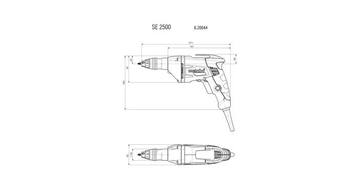Visseuse placo Metabo 620044000 / SE 2500 5 Visseuse placo Metabo 620044000 / SE 2500 – Image 5