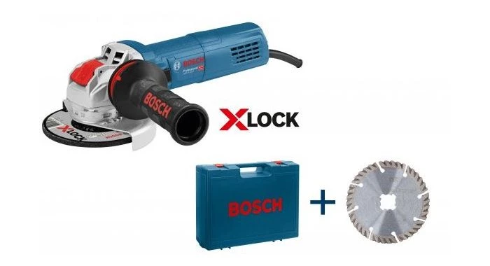 Meuleuse d'angle Bosch GWX 9-125 S X-LOCK - Meuleuse d'angle dans mallette - 900W - 125mm - 0615990L0V 1 Meuleuse d'angle Bosch GWX 9-125 S X-LOCK - Meuleuse d'angle dans mallette - 900W - 125mm - 0615990L0V