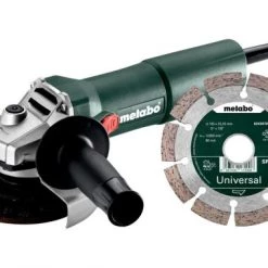 Meuleuse d'angle Metabo 603605920 / W 750-125 Set