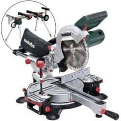 Scie à onglet Metabo 690966000 - Scie à onglet radiale télescopique (KGS 216 M) sur table (KSU 251) - 1500W - 216 x 30mm