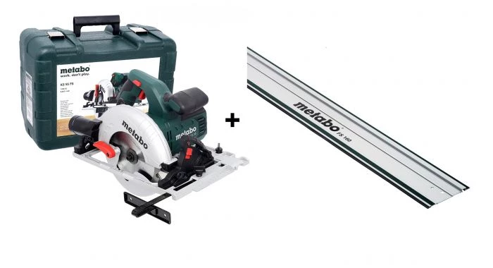 Scie circulaire Metabo KS 55 FS scie circulaire – coffret – 1200 W – 160 mm avec rail de guidage 1 Scie circulaire Metabo KS 55 FS scie circulaire – coffret – 1200 W – 160 mm avec rail de guidage